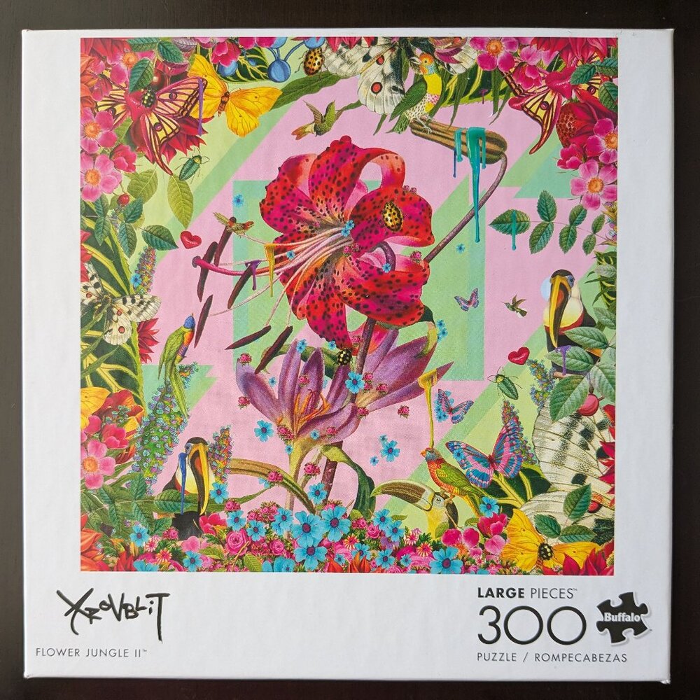 Buffalo Games "Flower Jungle II" 300 piece puzzle